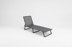 Alüminyum Katlanır Şezlong I ANTRASİT & Antrasit File