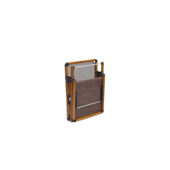 Alüminyum Katlanır Şezlong I TEAK & Gold Black File