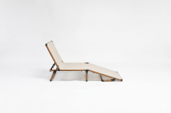 Alüminyum Katlanır Şezlong I TEAK & Latte File